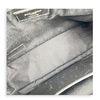 Niki Shoulder Bag Black in Calfskin, Ruthenium hardware