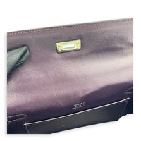 Kelly Pochette Amethyst in Shiny Niloticus Crocodile, Palladium hardware