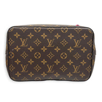 NeoNoe Brown Bucket Bag in Monogram Coated Canvas, Gold hardware
