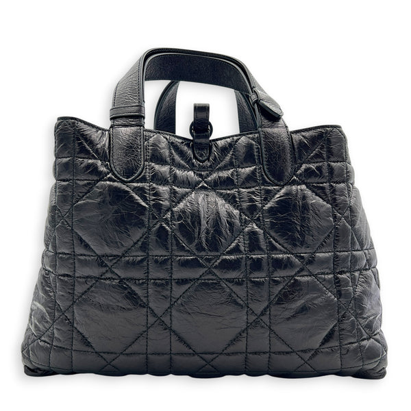 Toujours Tote Bag Black in Calfskin, So Black hardware