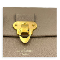Vavin Wallet On Chain Beige in Empreinte Leather, Gold hardware
