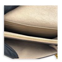 Vavin Wallet On Chain Beige in Empreinte Leather, Gold hardware