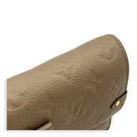 Vavin Wallet On Chain Beige in Empreinte Leather, Gold hardware