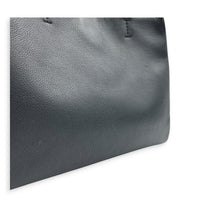 Lock Me Tote Bag Black in Calfskin, Gold hardware