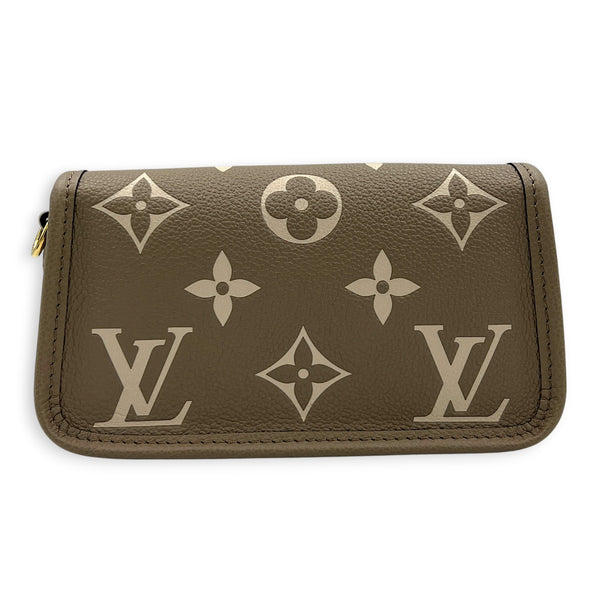 Diane Nano Beige Shoulder Bag in Empreinte Leather, Gold hardware