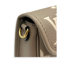Diane Nano Beige Shoulder Bag in Empreinte Leather, Gold hardware