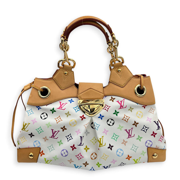 Ursula Shoulder Bag Multi-colour in Monogram Coated Canvas, Gold hardware