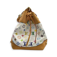 Ursula Shoulder Bag Multi-colour in Monogram Coated Canvas, Gold hardware