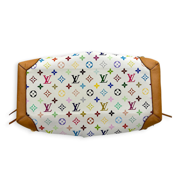 Ursula Shoulder Bag Multi-colour in Monogram Coated Canvas, Gold hardware