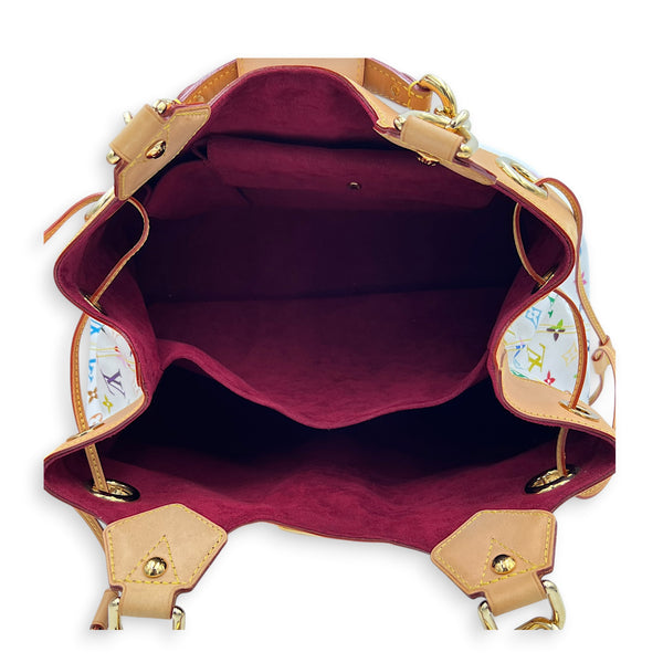 Ursula Shoulder Bag Multi-colour in Monogram Coated Canvas, Gold hardware
