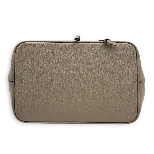 NeoNoe Bucket Bag Beige in Empreinte Leather, Gold hardware