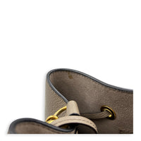 NeoNoe Bucket Bag Beige in Empreinte Leather, Gold hardware
