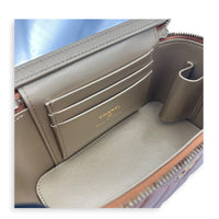 Pearl Crush Vanity Bag Brown in Lambskin, Gold hardware