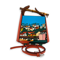 Others Top Handle Bag Red in Calfskin, Gold hardware