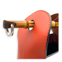 Others Top Handle Bag Red in Calfskin, Gold hardware