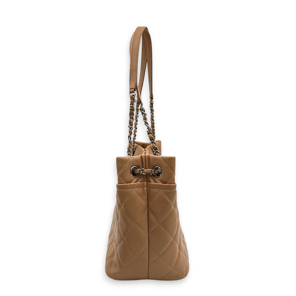 Timeless CC Shoulder Bag Black in Caviar Leather, Silver hardware