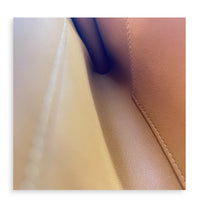 Kelly Cut Sesame Clutch in Swift, Gold hardware