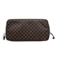 Neverfull GM Damier Ebene Tote Bag in Coated Canvas, Gold hardware