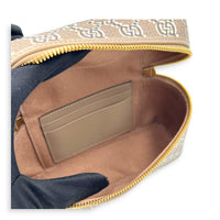 Shadow Multi-colour Vanity Bag in Coated Canvas, Gold hardware