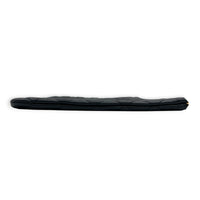 O Case Black Clutch in Caviar Leather, Light Gold hardware