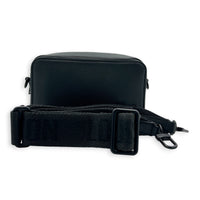 Alpha Wearable Wallet  Crossbody Bag Black in Taurillon Leather, Black hardware