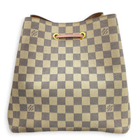 NeoNoe MM Azur Bucket Bag in Coated Canvas, Gold hardware