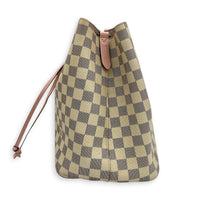 NeoNoe MM Azur Bucket Bag in Coated Canvas, Gold hardware