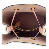 NeoNoe MM Azur Bucket Bag in Coated Canvas, Gold hardware