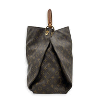 Artsy Shoulder Bag GM Brown in Monogram Coated Canvas, Gold hardware