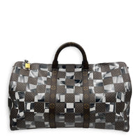 Monogram Chess Keepall Bandouliere 50 Multi-colour Duffle Bag in PVC,  hardware