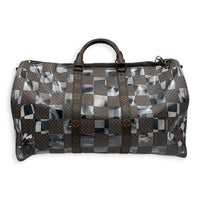 Monogram Chess Keepall Bandouliere 50 Multi-colour Duffle Bag in PVC,  hardware