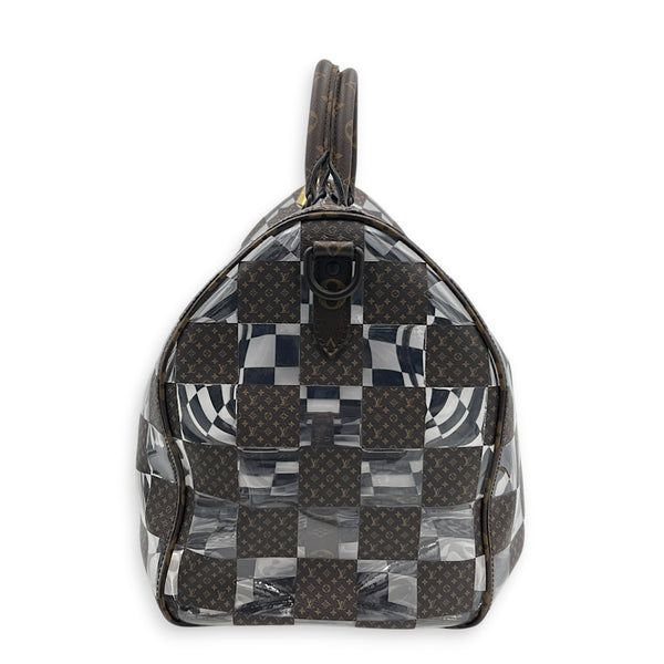 Monogram Chess Keepall Bandouliere 50 Multi-colour Duffle Bag in PVC,  hardware