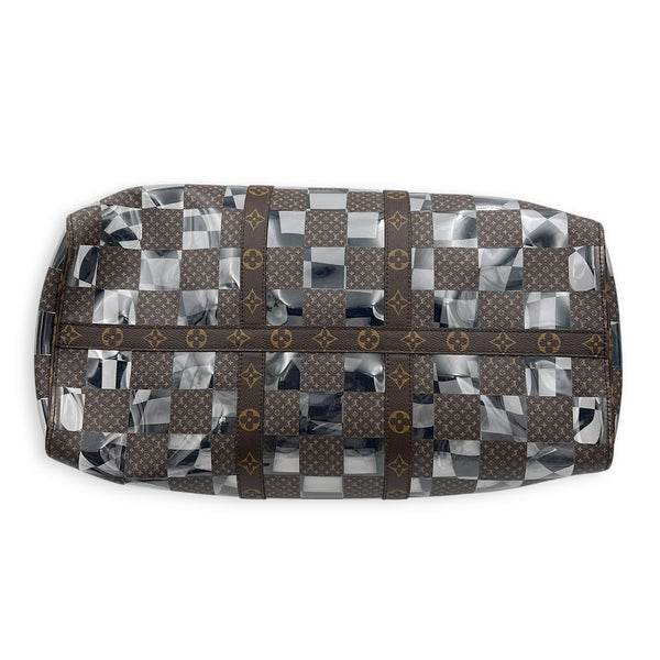 Monogram Chess Keepall Bandouliere 50 Multi-colour Duffle Bag in PVC,  hardware