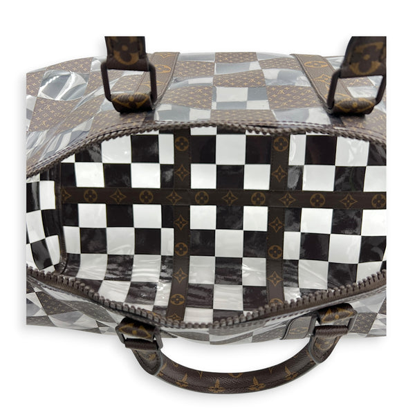 Monogram Chess Keepall Bandouliere 50 Multi-colour Duffle Bag in PVC,  hardware