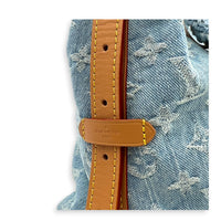 Carryall Tote Bag PM Denim Blue in Denim, Gold hardware