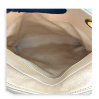 PTT Beige Tote Bag in Caviar Leather, Gold hardware