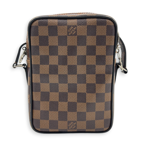 x Chapman Brothers Savane Amazon Rhinoceros Crossbody Bag Brown, Silver hardware