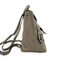 Montsouris Backpack Beige in Monogram Empreinte Leather, Gold hardware