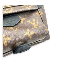 Palm Springs Backpack Mini Monogram in Monogram Coated Canvas, Gold hardware