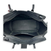Downtown Top Handle Bag Black in Calfskin, Monochrome hardware