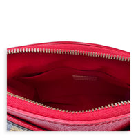 Pallas Brown Top Handle Bag in Monogram Coated Canvas, Gold hardware