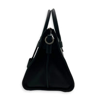 Sac de Jour Top Handle Bag Nano  Noir in Calfskin, Silver hardware