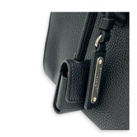 Sac de Jour Top Handle Bag Nano  Noir in Calfskin, Silver hardware