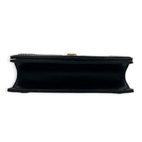 Diorama Shoulder Bag Black in Calfskin, Gold hardware