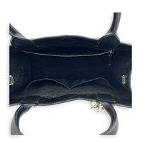 Book Tote Tote Bag Medium Black in Calfskin, Gold hardware