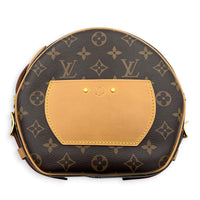 Boite Chapeau Souple Shoulder Bag MM Brown in Monogram Coated Canvas, Gold hardware
