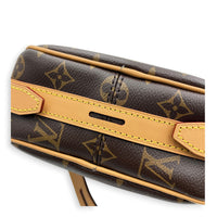 Boite Chapeau Souple Shoulder Bag MM Brown in Monogram Coated Canvas, Gold hardware