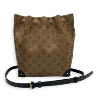Noe Trunk Shoulder Bag PM Brown in Monogram Coated Canvas, Gold hardware