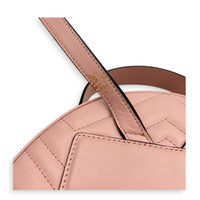 GG Marmont Backpack Pink in Calfskin, Gold hardware
