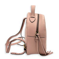 GG Marmont Backpack Pink in Calfskin, Gold hardware